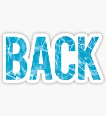 Zurück Sticker