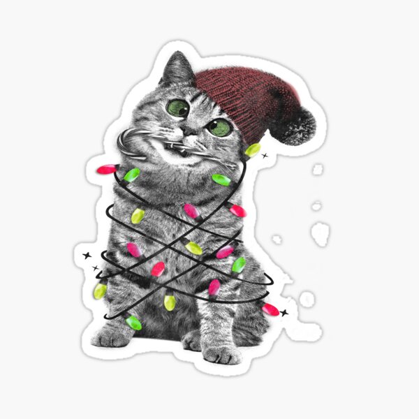 Item preview, Funny Christmas Cat  designed and sold by Stephani Analah.