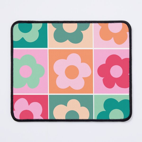 Item preview, 1970s retro floral pattern for the groovy flower child and cool plant mom.   designed and sold by SpringandHoney.