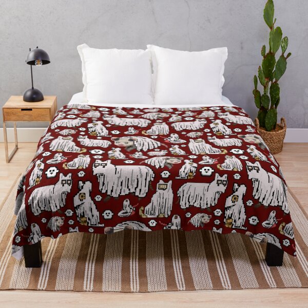 Item preview, Ghost Animal Pattern, Red designed and sold by SamohtCreates.