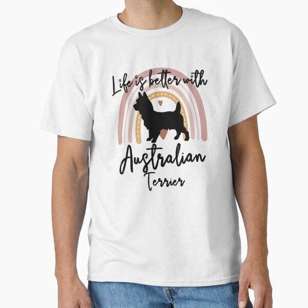 Item preview, Australian Terrier Rainbow Aesthetic Boho designed and sold by rafaeltto.