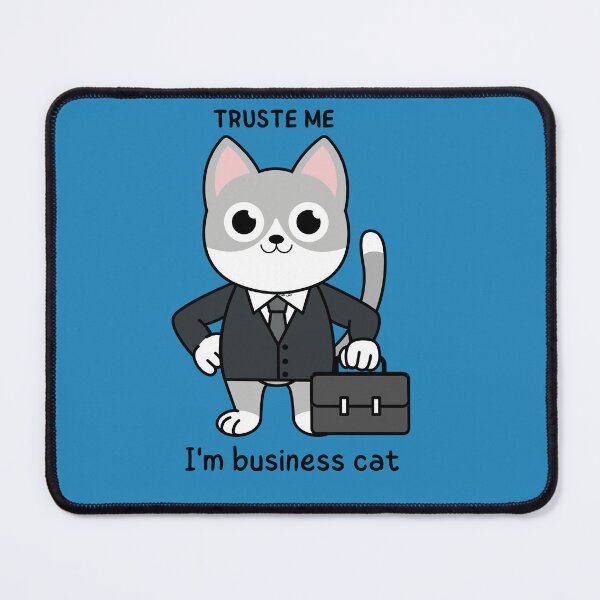 Item preview, cat business funny cute designed and sold by hassendz.