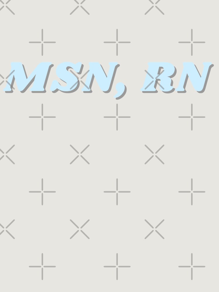 Thumbnail 6 von 6, Premium Oversized Pullover, MSN, RN- hellblau designt und verkauft von CSdoodles.