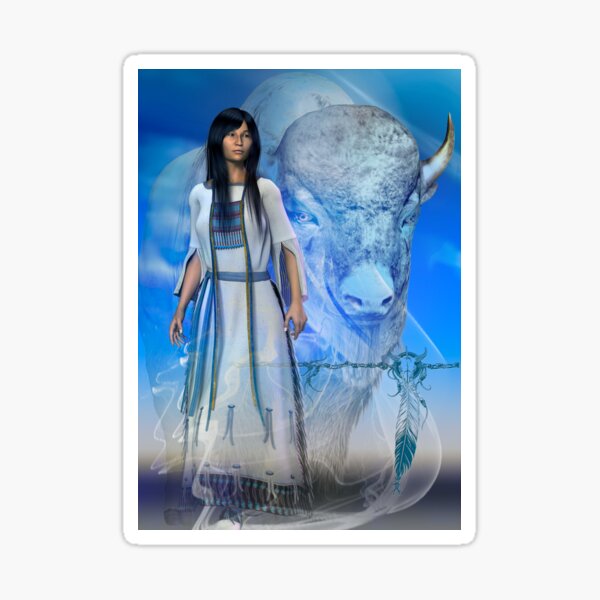 Item preview, White Buffalo Woman 3 designed and sold by shadowlea.