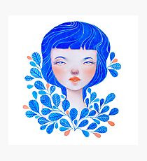 Blue Photographic Print