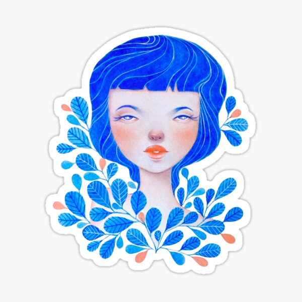 Blue Sticker
