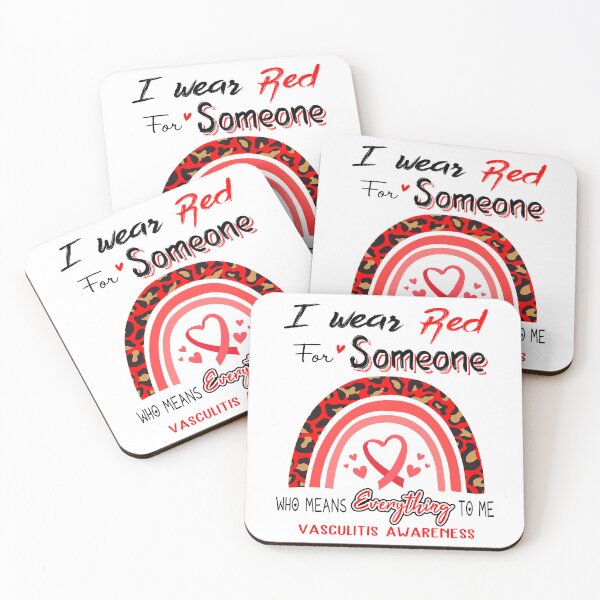 Item preview, Vasculitis Awareness I Wear Red for Someone Who Means Everything To Me designed and sold by GennieShop.