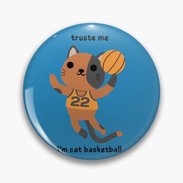 Item preview,  cat basketball  funny cute designed and sold by hassendz.