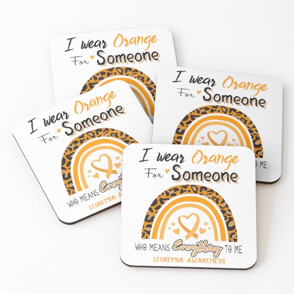 Item preview, Leukemia Awareness I Wear Orange for Someone Who Means Everything To Me designed and sold by GennieShop.