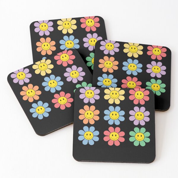 Item preview, 70s Retro Funky Colorful Flowers designed and sold by RoguePixel.