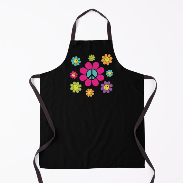 Item preview, funky peace sign flower retro 70's designed and sold by RoguePixel.