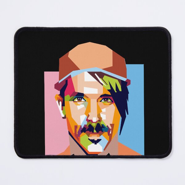 Item preview, Anthony-Kiedis-Portrait-Classic-T-Shirt designed and sold by JohnChris44.
