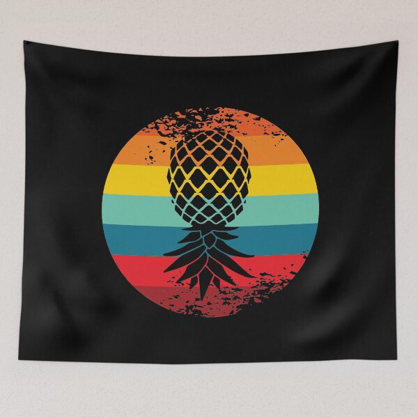 Item preview, Retro Sunset Upside Down Pineapple designed and sold by RoguePixel.