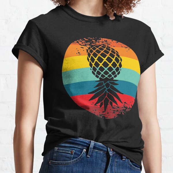 Item preview, Retro Sunset Upside Down Pineapple designed and sold by RoguePixel.