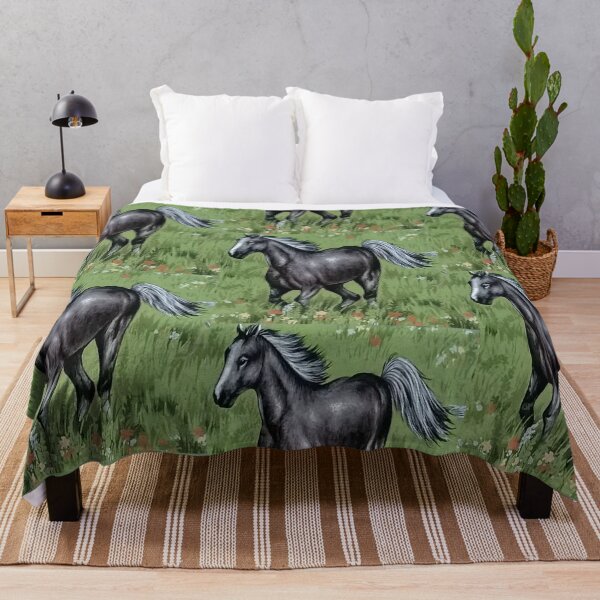Item preview, Pintura Caballo Negro designed and sold by Hanh-Gallery.