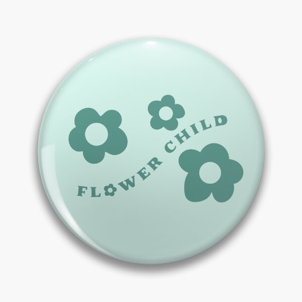 Item preview, 1970s Flower Child floral design designed and sold by SpringandHoney.