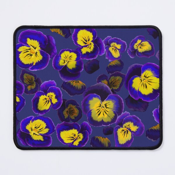 Item preview, Purple and Yellow Pansies Flowers designed and sold by Digi Artworks Store.