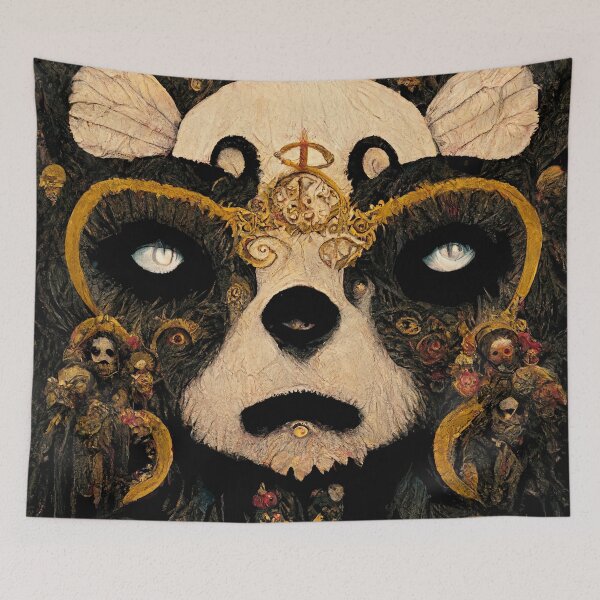 Item preview, Gothic Teddy Bear Cosplay Punk Gold leaf design designed and sold by MysticAlgorithm.