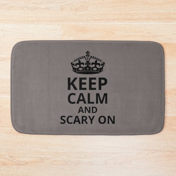 Item preview, Keep Calm And Scary On. Halloween Quote, Halloween Theme, Spooky Vibes designed and sold by DesignHouse07.