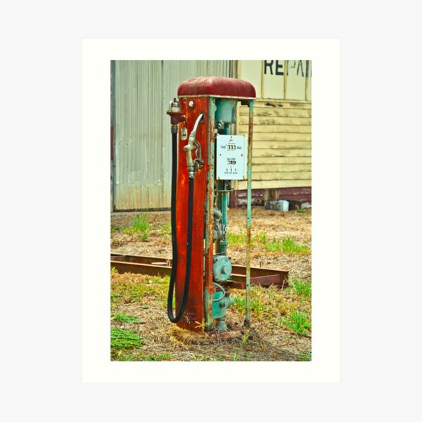 Old Gas Art Print