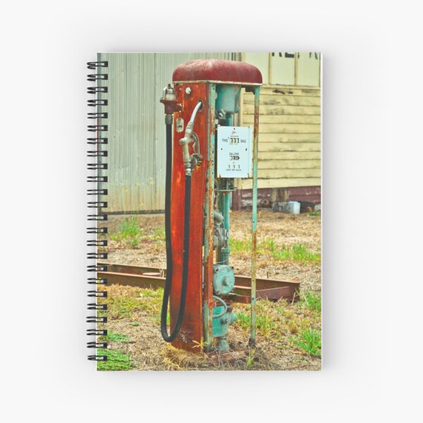 Old Gas Spiral Notebook
