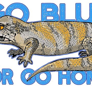 Artwork thumbnail, Blue Tongued Skink by Salt & Keep