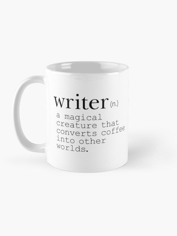 Thumbnail 3 of 6, Coffee Mug, Writer Definition - Convert Coffee into Worlds designed and sold by rubyandpearl.