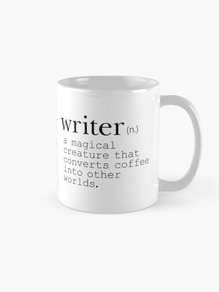 Thumbnail 5 of 6, Coffee Mug, Writer Definition - Convert Coffee into Worlds designed and sold by rubyandpearl.