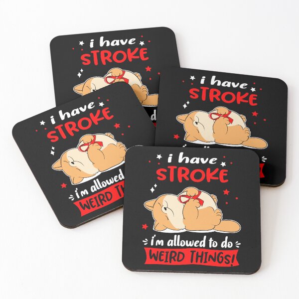 Item preview, Stroke Awareness Funny I have Stroke i'm allowed to do Weird Things! designed and sold by JanetShop809.