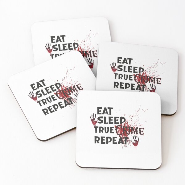 Item preview, Eat Sleep True Crime Repeat Classic T-Shirt designed and sold by AdOmar.