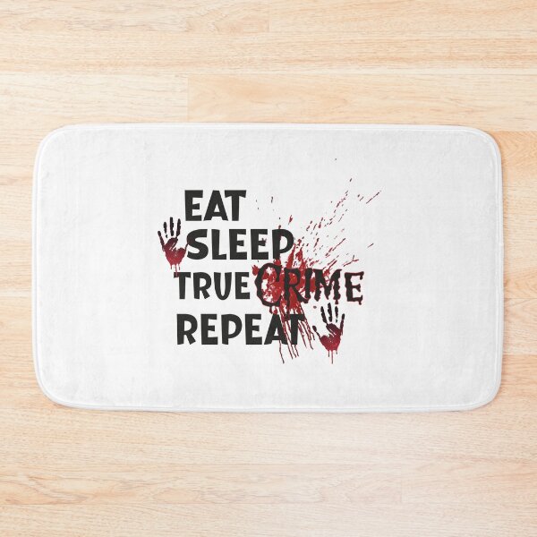 Artikelvorschau, Eat Sleep True Crime Repeat Classic T-Shirt entworfen und verkauft von AdOmar.