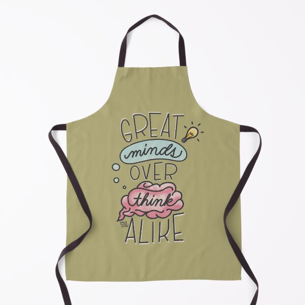 Item preview, Great Mind Overthink Alike! | Funny Sayings designed and sold by Artsyalison.