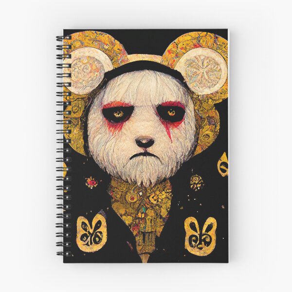 Artikelvorschau, Trauriger Gothic Teddybär Cosplay Punk Blattgold Design entworfen und verkauft von MysticAlgorithm.
