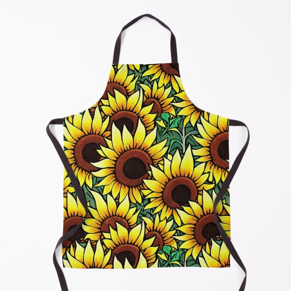 Item preview, Floral Sunflower Pattern Print designed and sold by ThePurpleMelon.