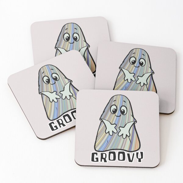 Item preview, Groovy Ghost - Funny Halloween Retro Ghost  designed and sold by ViewerEqualsPhoton.