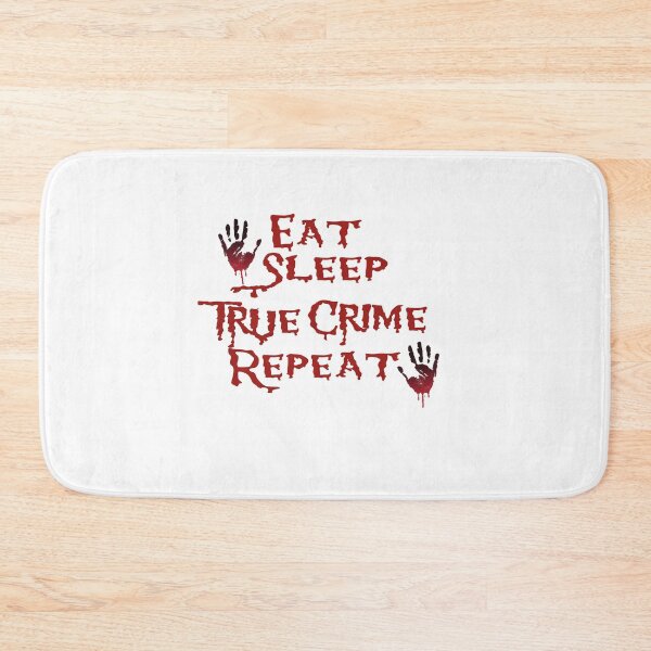 Artikelvorschau, Eat Sleep True Crime Repeat Classic T-Shirt entworfen und verkauft von AdOmar.
