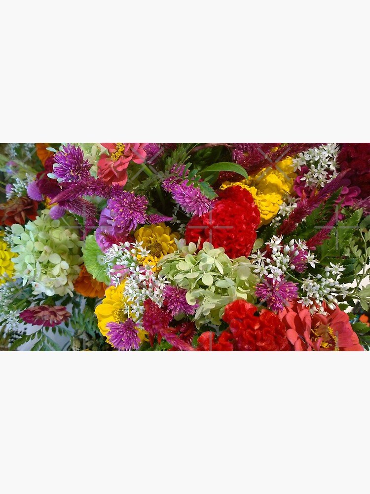 Floral Bouquet-Aster-Cock's Comb-Zinnia by Matlgirl