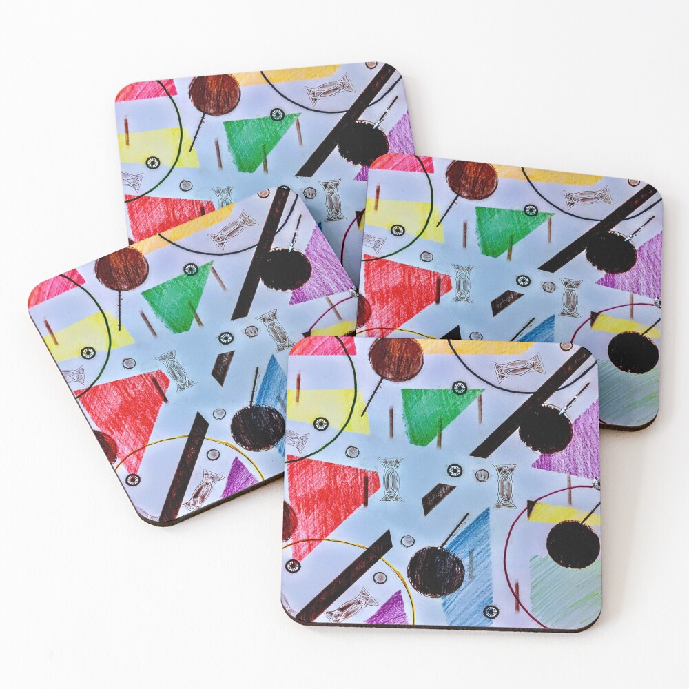 Item preview, Coasters (Set of 4) designed and sold by TheDapperZombie.