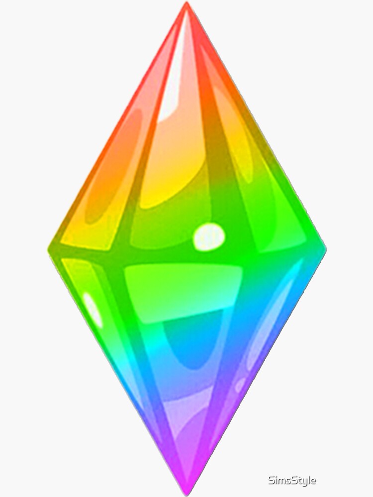 Pride Plumbob The Sims Sticker For Sale By Simsstyle Redbubble