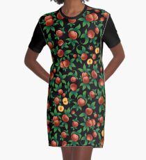 Peaches Graphic T-Shirt Dress
