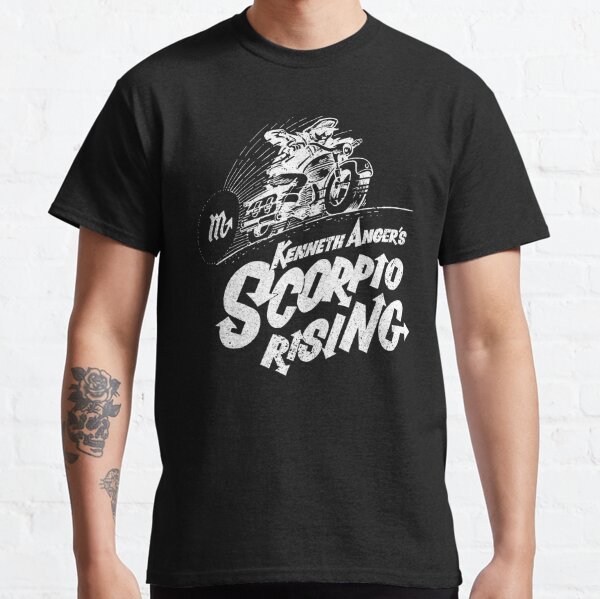 Scorpion Racing Black T-shirt with Gray Logo