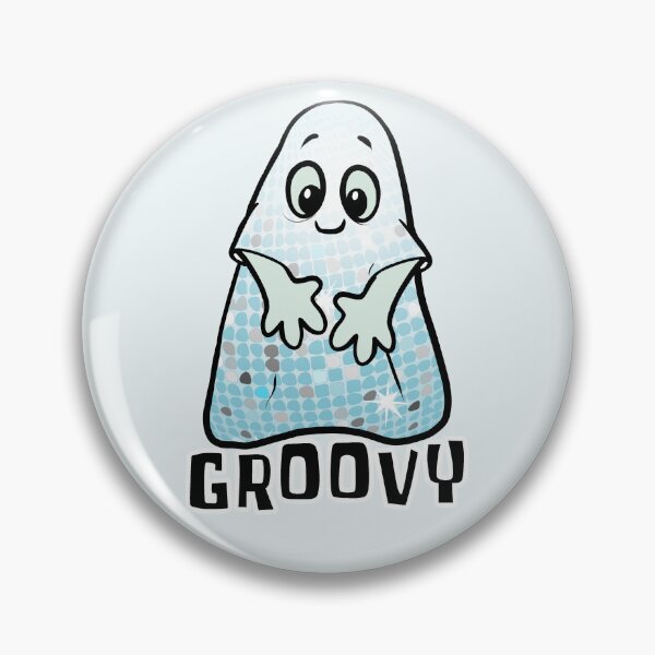 Item preview, Groovy Ghost - Funny Halloween Diamond Ghost  designed and sold by ViewerEqualsPhoton.
