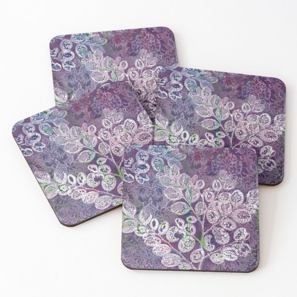 Item preview, From the Garden - Dark Purple designed and sold by Beverley Teske.