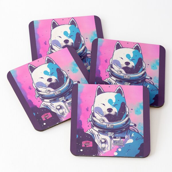 Item preview, Astronaut kita inu portrait designed and sold by etherElric.