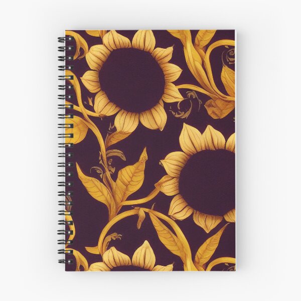 Item preview, Floral Sunflower Pattern Print designed and sold by ThePurpleMelon.