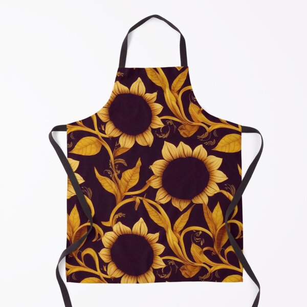 Item preview, Floral Sunflower Pattern Print designed and sold by ThePurpleMelon.