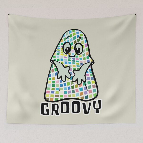 Item preview, Groovy Ghost - Funny Halloween Disco Ghost  designed and sold by ViewerEqualsPhoton.
