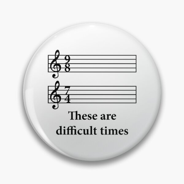 Item preview, These Are Difficult Times designed and sold by Texterns.