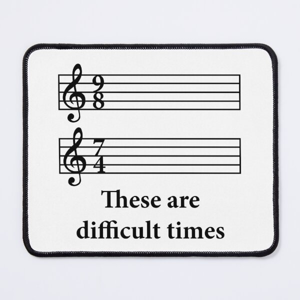 Item preview, These Are Difficult Times designed and sold by Texterns.