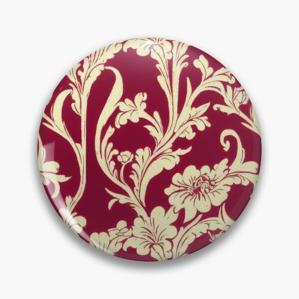 Item preview, Rococo Floral Pattern Print designed and sold by ThePurpleMelon.